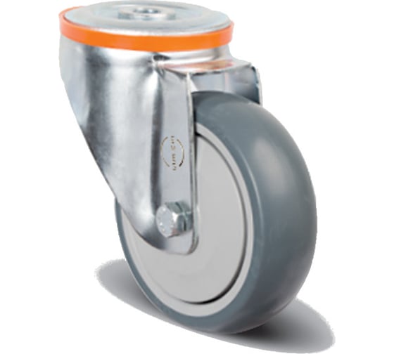 Колесо аппаратное с подшипником поворотное MFK-TORG EM04-MBT-80-M12 1