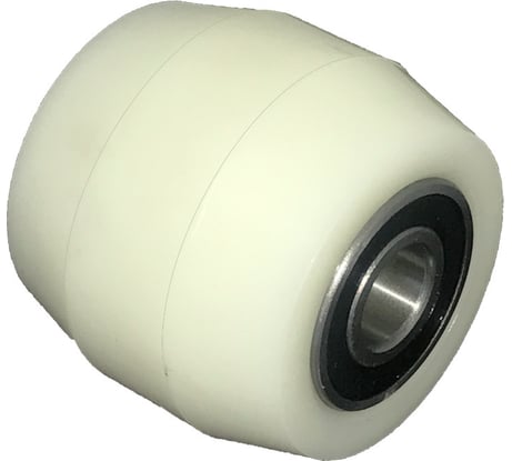 Колесо нейлоновое бочка б/г без кронштейна малое для рохли (80х60 мм) MFK-TORG 104080-60-Drum-Nylon