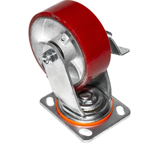 Опора колесная поворотная с тормозом SOBELL Ф125хS50xH154 096125