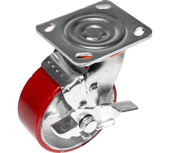 Опора колесная поворотная с тормозом SOBELL Ф125хS50xH154 096125