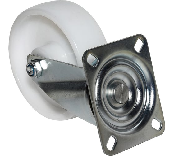 Опора колесная поворотная SOBELL ф125 мм, нагрузка 190 кг, полипропилен (SRCn 55) 450125 1