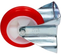 Колесо полиуретановое неповоротное MFK-TORG 100 мм, EM02 ZKP 100 диск-полиамид EM02-ZKP-100