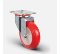 Колесо полиуретановое поворотное MFK-TORG 125 мм, EM01 ZKP 125 диск-полиамид EM01-ZKP-125