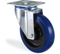 Поворотная колесная опора с площадкой КАМА 80 мм, K-3302-PRS-080