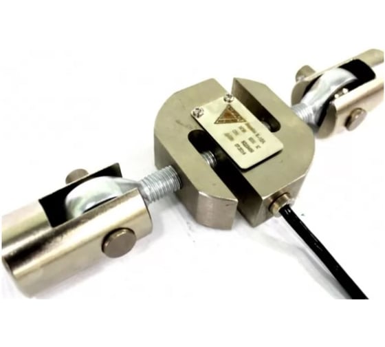 Датчик сило-весоизмерительный Уралвес тензометрический S-образный К-Р-16А-150кг с подвесами М8 00-00011230 1