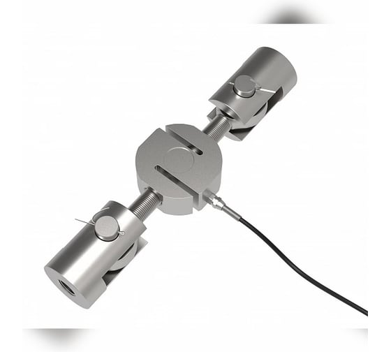 Датчик сило-весоизмерительный Уралвес тензометрический S-образный К-Р-16А-150кг с подвесами М8 00-00011230