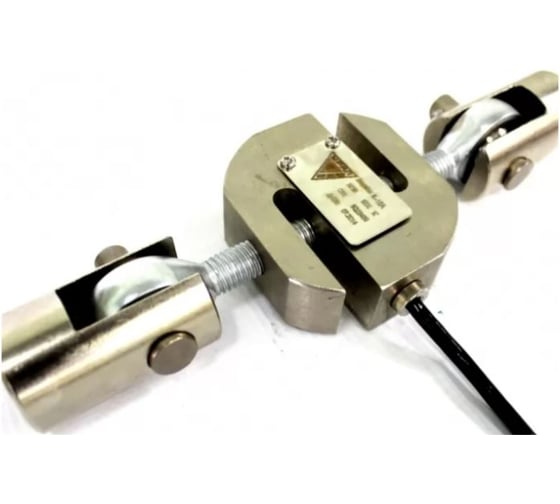 Датчик сило-весоизмерительный Уралвес тензометрический S-образный К-Р-16А-100кг с подвесами М8 00-00011226 1