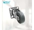 Колесная опора резиновая с площадкой MF d=50 10526v 7
