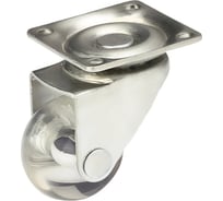 Колесная опора с прозрачным роликом и поворотной площадкой MF d=35 18011v