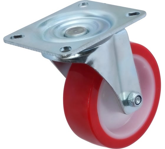 Большегрузное нейлоновое колесо А5 SCpn 42 100 ммх30мм (площадка, поворотн, роликоподш) 1009697 1