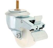 Колесо с кронштейном, резьбовым стержнем и тормозом EMES Арт. EM05ZKZ80X30FM10