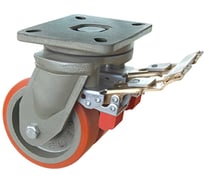 Колесо EMES с поворотной платформой и тормозом EJ01VBP200X50F