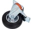 Колесо EMES с поворотной платформой и тормозом EM01SPR125X375F 4