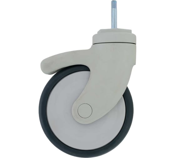 Колесо EMES с кронштейном и резьбовым стержнем (упаковка 4 штуки) EC05MBT125X32M8.4