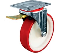 Колесо EMES с поворотной платформой и тормозом EM01ZKP200X50FFRONT