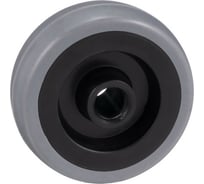 Колесо аппаратное под ось (60 мм; серая резина; полипропилен) Tellure Rota 371102