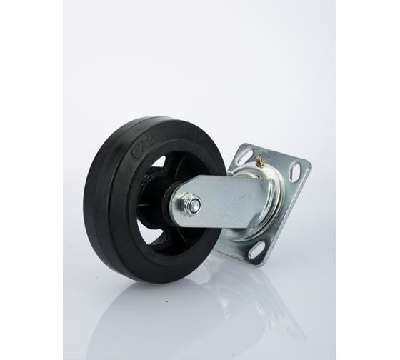 Колесо Caster большегрузное поворотное обрезиненное SCd63-LS
