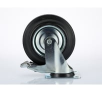 Колесо 200мм промышленное поворотное с тормозом Caster SCb80
