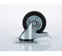Колесо опора 100 мм. поворотное с тормозом евро серия Caster SRCb42