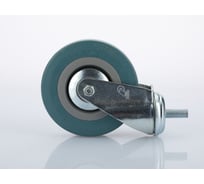 Колесо поворотное 125мм Caster серая резина, болтовое крепление SCtg53