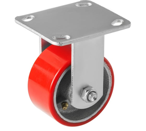 Ролик Сварком полиуретан. 100мм неповорот. (б.г.) (1 шт.) k00002472 1