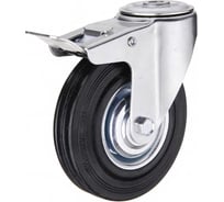 Ролик Сварком пром. 125мм поворот. под болт М12 с торм.SCHB55 (1 шт.) k00009116