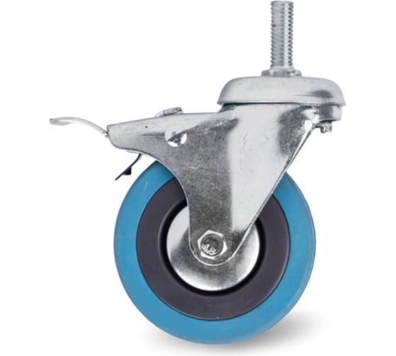 Ролик Сварком аппарат. 100мм поворот. с болтом с торм. SCtgb 42 (1 шт.) k00013201 1