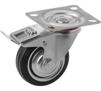 Ролик Сварком пром. 75мм поворот. на плат. с торм. SCB 92 (1 шт.) k00016286