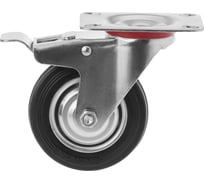 Ролик Сварком пром. 100мм поворот. на плат. с торм. SCB 42 (1 шт.) k00010363