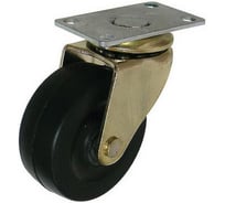 Колесо ООО ПКФ Сварком 75мм поворотное,черная резина SCR 93 (1 шт.) k00013801