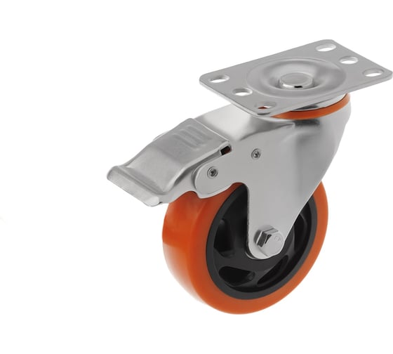 Колесо ООО ПКФ Сварком ПВХ 100мм тормоз (1 шт.) k00010694 1