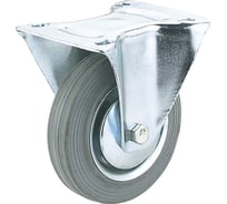 Колесо ООО ПКФ Сварком 75мм неповоротное, серая резина (1 шт.) k00012880