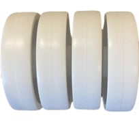 Комплект колес ОАО "ПОЛИМЕР" ф160x42x20 термостойкое 4 шт. 7930174550175