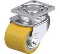 Большегрузное стальное колесо КубаньЛитМаш с поворотной крепёжной панелью, с контактным полиуретановым слоем LH-VSTH 82K