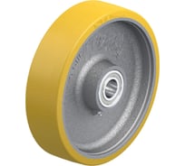 Большегрузное колесо КубаньЛитМаш с полиуретановым контактным слоем, с основанием из чугуна GTH 302/35K