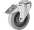 Поворотная колесная опора под болт с тормозом COLSON 3300-PF-080-F18 1