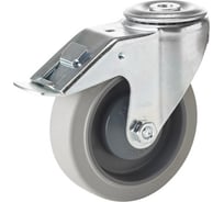 Поворотная колесная опора под болт с тормозом COLSON 3300-PF-125-F18
