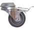 Поворотная колесная опора под болт с тормозом KAMA 1700-MTB-050-F18 3