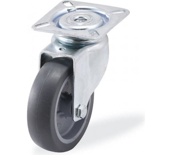 Поворотная колесная опора с площадкой KAMA 1702-MTB-075 1