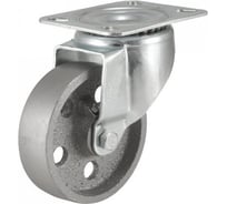 Жаростойкая поворотная колесная опора с площадкой KAMA 3302-DDB-100-HT