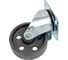 Жаростойкая поворотная колесная опора с площадкой KAMA 3302-DDB-100-HT 4