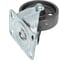 Жаростойкая поворотная колесная опора с площадкой KAMA 3302-DDB-100-HT 5