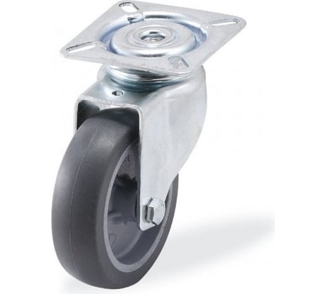 Поворотная колесная опора с площадкой KAMA 1702-MTB-050