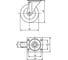 Колесо с поворотной платформой EMES 2 штуки ED01VBP150X45.2 5
