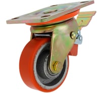 Колесо с поворотной платформой и тормозом EMES 2 штуки ED01VBP100X35F.2