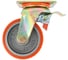 Колесо с поворотной платформой и тормозом EMES 2 штуки ED01VBP150X45F.2 2