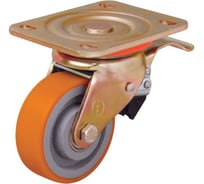 Колесо с поворотной платформой и тормозом EMES 2 штуки ED01VBP55X25F.2