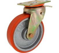 Колесо с поворотной платформой и тормозом EMES 4 штуки ED01VBP200X50F.4