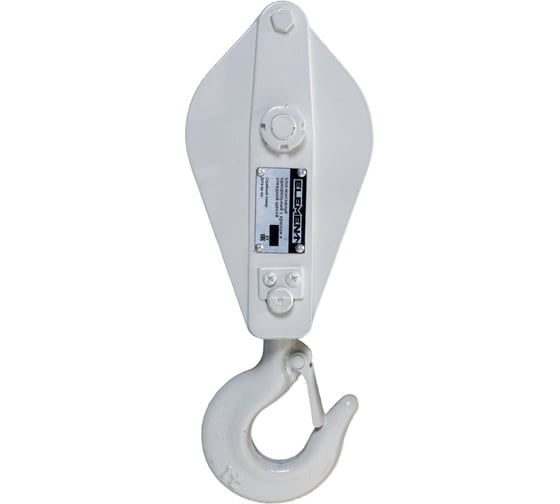 Блок монтажный однорольный ELEMENT с крюком и откидной щекой, 3.2т 725005 1