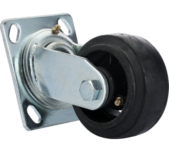 Колесо Caster 100 мм, большегрузное, поворотное, обрезиненное SCd42-LS 1